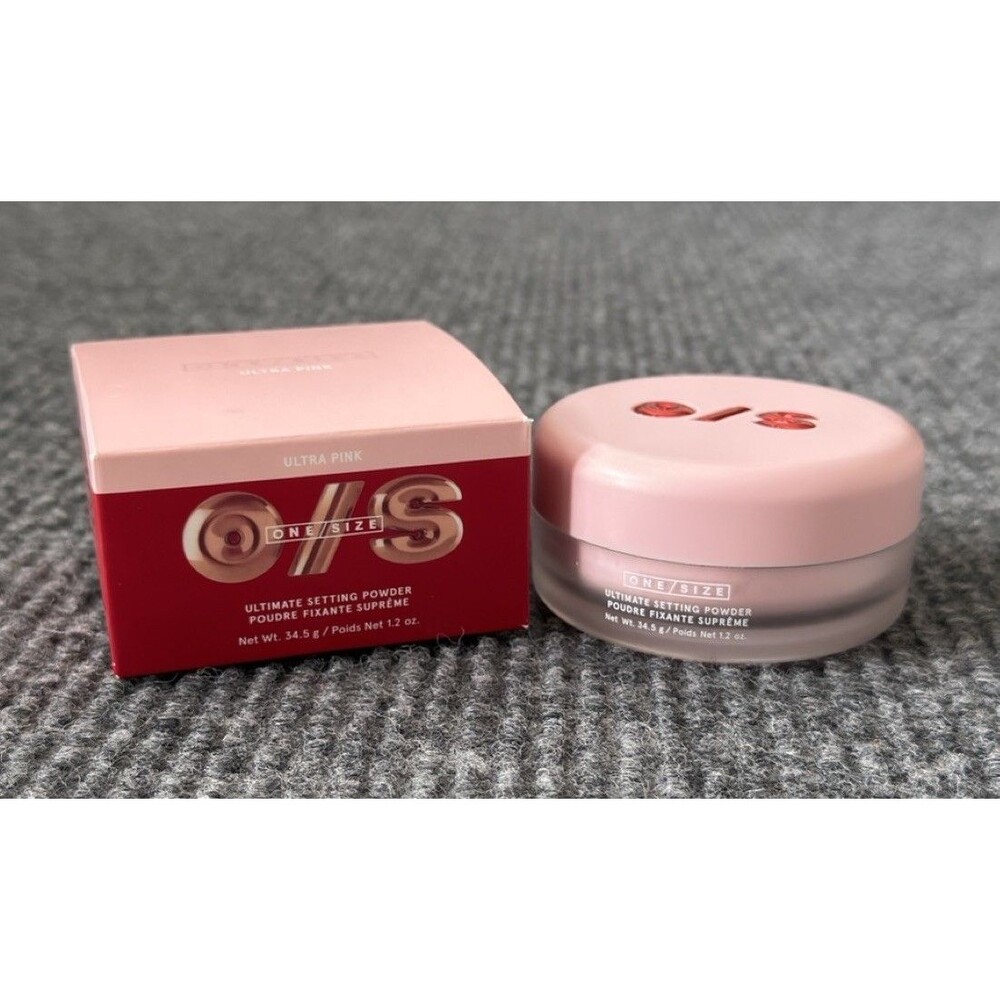 One/Size Ultimate Blurring Setting Powder in Ultra Pink - Full Size 1.2 oz - NEW